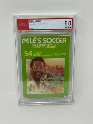 Pele’s Soccer Atari 2600 Brand New Factory Sealed Graded PSA 6.0 NS - Image 1 of 2
