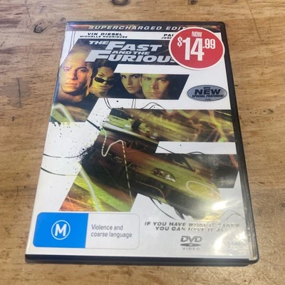 The Fast And The Furious DVD (Region 2,4) VGC Supercharged Edition NEW CASE - Image 1 of 4