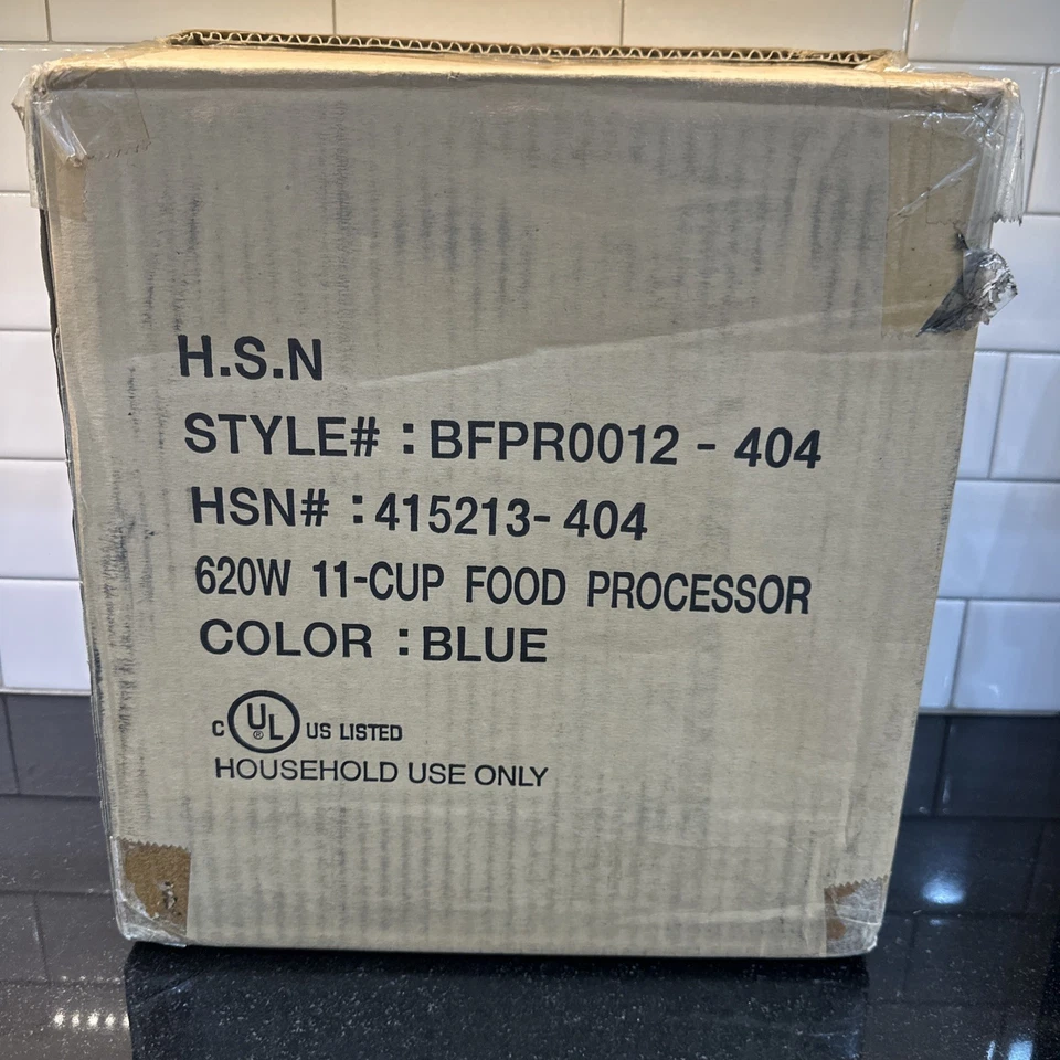 Wolfgang Puck 11 Cup Food Processor In Blue BFPR0012 ~ New In Box ~ HSN Purchase - Image 1 of 4