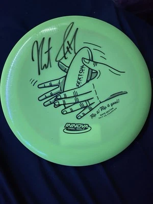 Signed Innova destroyer 166g Nate “Big Sexy” Sexston Special Edition Disc Golf - Image 1 of 2