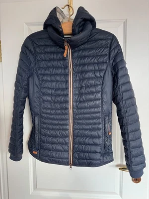 🔥camel active Damen leichte Steppjacke 42 Blouson Jacke L Navy Kapuze Wind🔥 - Bild 1 von 4
