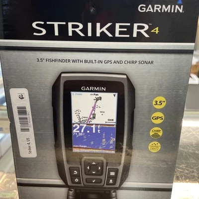 010-01550-00 Striker 4 with Transducer 3.5" GPS Fishfinder with Chirp - Image 1 of 2