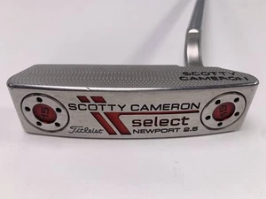 Scotty Cameron Select Newport 2.5 2014 Putter 34" SuperStroke Pistol GT 2.0 RH - Picture 1 of 6