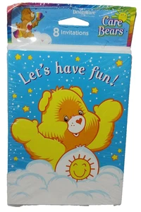 Paquete de 8 invitaciones de fiesta de osos de cuidado de colección artículos de diseño American Greetings 2002 - Imagen 1 de 6