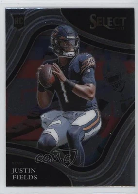 2021 Panini Select Field Level Justin Fields #350 Rookie RC - Image 1 of 2