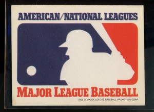 1968-72 Fleer Cloth Stickers Team Patch American National MLB logo - Picture 1 of 2