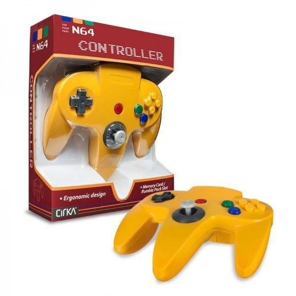 New Replica Controller (Yellow) - Nintendo 64 (N64) - Image 1 of 1