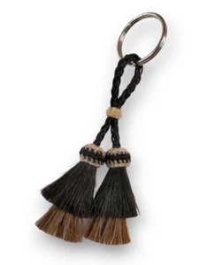 AUSTIN ACCENTS DOUBLE MULE KEYCHAIN - Picture 1 of 4