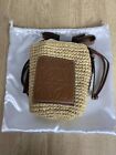 [Unused] LOEWE Novelty Crossbody Mini Straw Bag of Summer Leather Beige 