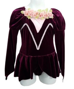Ballet At It's Best PLUM Child Small Dance Costume Skirted Leotard Only No Tutu - Bild 1 von 9
