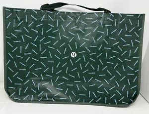Bolsa de regalo de compras reutilizable Lululemon bolsa de yoga 21"x14" verde menta verde - Imagen 1 de 4