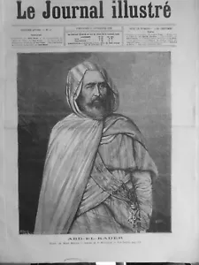 1879 ABD EL KADER EMIR 2 JOURNAUX ANCIENS - Picture 1 of 2