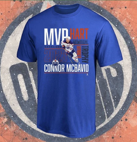 SALE!!! Connor McDavid Edmonton Oilers Hart Trophy Winner T-Shirt S-3XL Cover