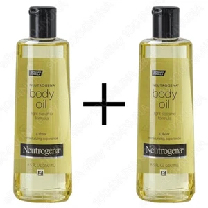 Neutrogena Body Oil Light Sesame Formula 250ml 8.5oz 2P Lightweight Radiant - Picture 1 of 3
