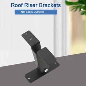 Patio Roof Riser Brackets Kit with Adjustable Beam Support Steel US - Picture 1 of 13
