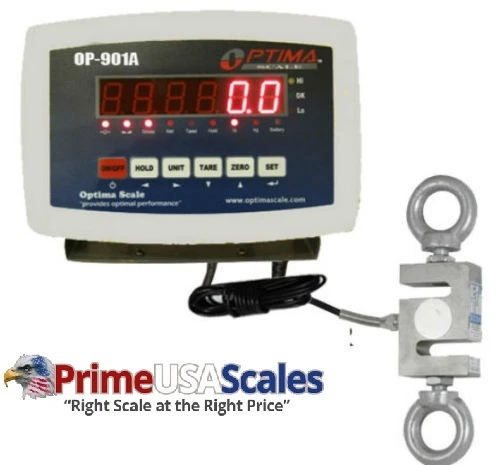 Báscula colgante digital Optima Scales OP-926-3000 con celda de carga de alta precisión Foto 1 de 1