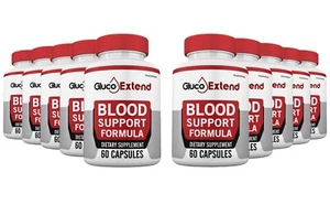 Gluco Extend Capsules Blood Support, GlucoExtend Pills Glyco Support (10 Pack) - Picture 1 of 6