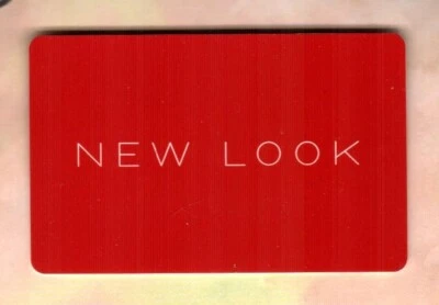NEW LOOK ( UK ) Classic Logo White on Red ( 2011 ) Gift Card ( $0 ) - Image 1 of 2