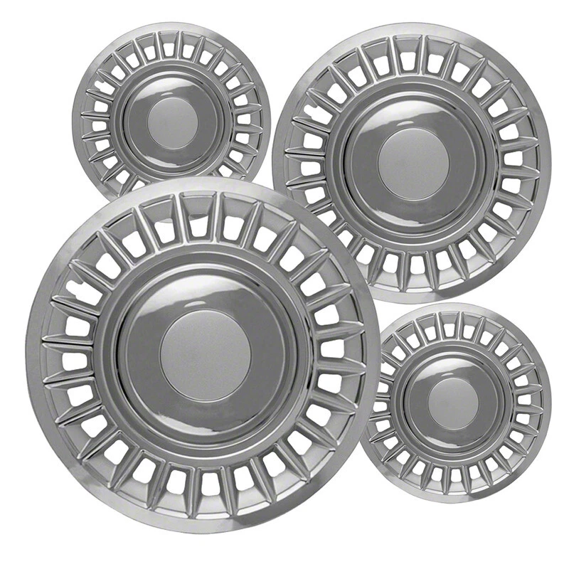 Set of 4 Hubcaps 16" Chrome ABS Wheel Covers for 1998 - 2002 Ford Crown Victoria Foto 1 de 1