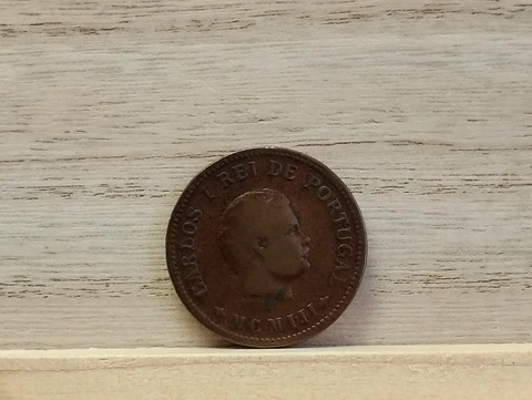 1903 1/2 Tanga India Portuguese Copper Coin Cover