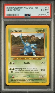 Pokemon Heracross Neo Destiny 41/105 WOTC PSA 6 - Picture 1 of 2