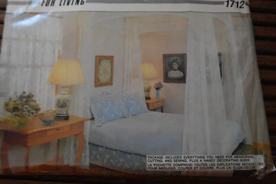 Vogue Pattern 1712 Patterns for Living Bedding Drapes Canopy UNCUT - Image 1 of 2