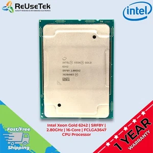 Intel Xeon Gold 6242 | SRF8Y | 2.80GHz | 16-Core | FCLGA3647 CPU Processor - Picture 1 of 12