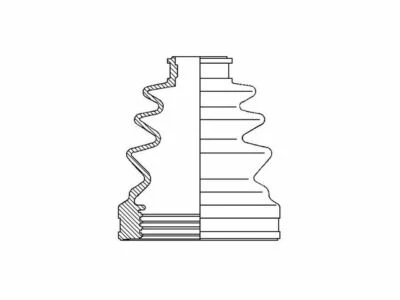 Комплект передних внутренних ботинок для Mazda MX6 CV 1988-1992 годов выпуска 27954QB 1989 1990 1991 - Изображение 1 из 2