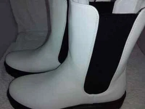 Winterstiefel, Damenstiefel, Gr: 37, Stiefel, weiß / schwarz, Neu - Bild 1 von 11
