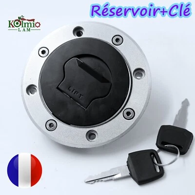 Trappe Essence Bouchon Réservoir+Clé pour Suzuki Bandit GSF250/400/600/1200