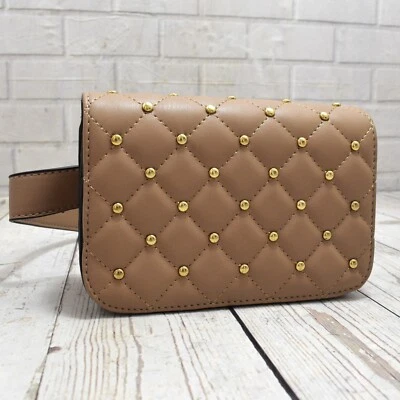 Brown Studded Belt Clutch Belt Bag - Image 1 of 3