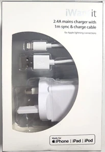 USB Fast Charger Cable For iPhone XS XR X 7/8 iPad Max Charging/ Accessories - Picture 1 of 2