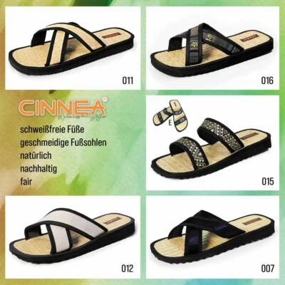 CINNEA® Wellness Zimt-Latschen Hausschuhe Sandalen gegen Schweißfüße & Hornhaut