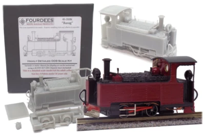 Fourdees Bagnall Steam Locomotive 'Barog' 009 / OO9 Kit for Kato chassis - Image 1 of 4