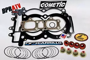 11-14 RZR XP900 XP 900 98mm CP Carrillo Piston Rings Cometic Gaskets KPMI Seals - Foto 1 di 24
