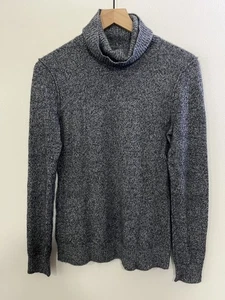 Aqua Cashmere 100% Cashmere Marled Melange Sweater S Minimalist Scandi Capsule - Picture 1 of 15