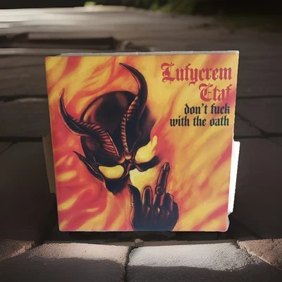 Lufycrem Etaf “Don’t Fuck With The Oath” Lp /Mercyful Fate - Image 1 of 3