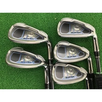 TaylorMade BURNER PLUS Iron Set 5pcs 7-9.PW.SW RE-AX SUPERFAST Flex Ladies - Image 1 of 4