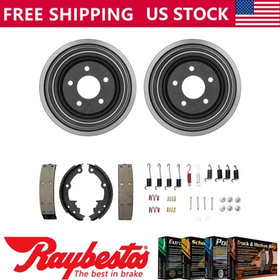 Rear Kit Brake Drums & Brake Shoes Hardware For 1987 Oldsmobile Cutlass Cruiser - Image 1 of 4