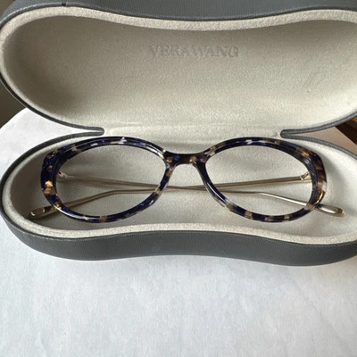 Vera Wang V373玳瑁眼镜框和盒子 — 第 1/4 张图片