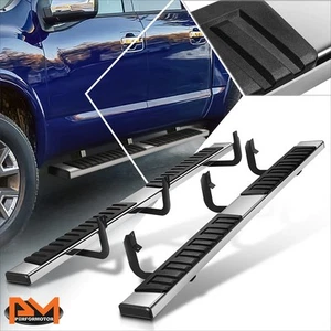 Para 04-24 Nissan Titan XD doble cabina 6,61" estriberas de acero inoxidable - Imagen 1 de 9