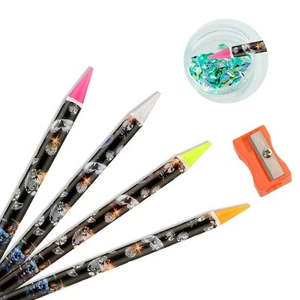 4Pcs Rhinestone Picker Tool Self Adhesive Wax Pencil Diamond Multi-colored  - Picture 1 of 8