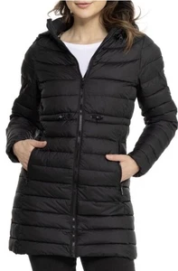 Spyder Long Jacket Small Women’s Insulated Glacier Shield Zip Off Hood MSRP $189 - Picture 1 of 18