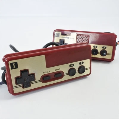 Famicom Pair of Controller Nintendo Original Control pad For Replacement 2413 - Image 1 of 4