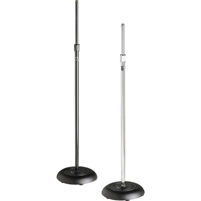 Atlas Sound MS-10C Round Base All-Purpose Mic Stand Chrome