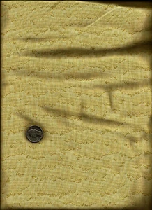 "Centre Harbour" Print med golden tan on cream Fabric by Judy Sabanek for RJR - Picture 1 of 1