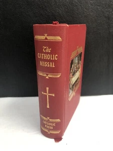 The Missal by Rev. John P. O'Connell & Jex Martin 1958 Catholic Press Hardcover - Picture 1 of 11