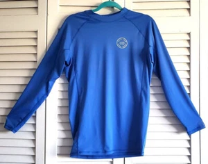 Ron Jon Teen's Vector Royal Long Sleeve Rash Guard UPF 50, Size XL, Blue, NWT - Picture 1 of 5