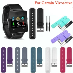 Correa de pulsera con correa de reloj de repuesto con herramientas para reloj inteligente Garmin Vivoactive - Imagen 1 de 22