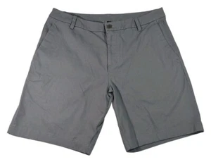 EUC Lululemon Men's Commission Classic-Fit Oxford 8" Shorts Gray sz 36 Preppy - Picture 1 of 6